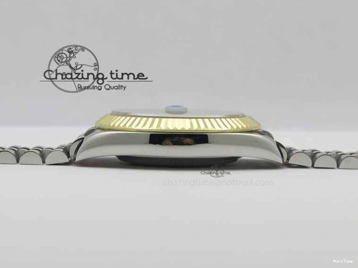 MiroTime 0125 Casual DateJust II 41mm SS YG BP Maker Best Edition White Dial On Jubilee Bracelet 3673